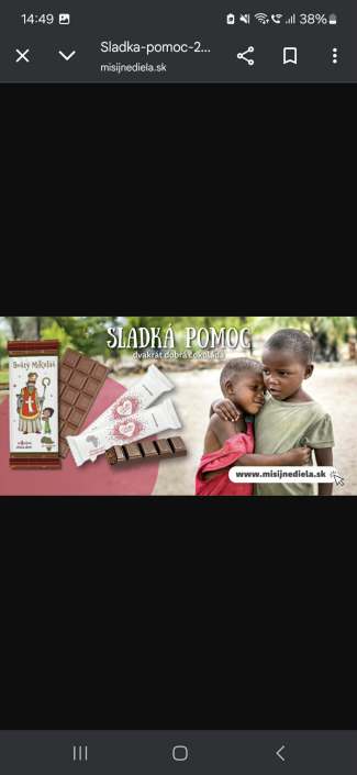 Sladká pomoc z našej CZŠ má krásny výsledok 