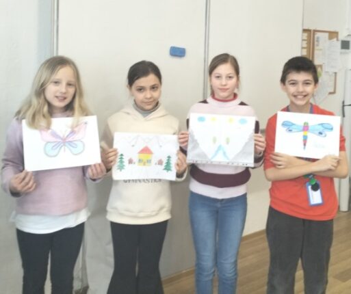 Osová súmernosť okolo nás – projekt v 5. ročníku