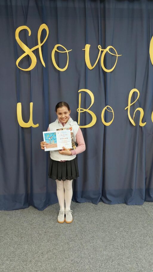 S radosťou oznamujeme krásny úspech našej žiačky