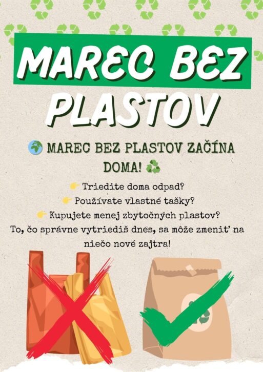 Marec bez plastov na našej škole 